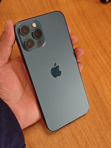 Apple iPhone: IPhone 12 Pro Max, Б/у, 256 ГБ, Pacific Blue, 75 % — 12