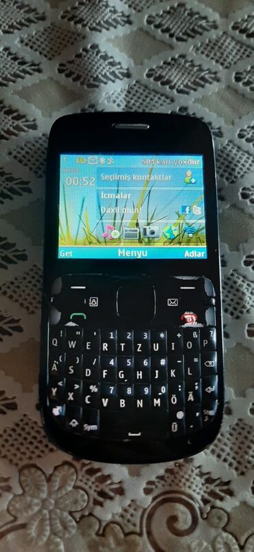 nokia winchester: Nokia C5-03, 2 GB, rəng - Qara, Düyməli