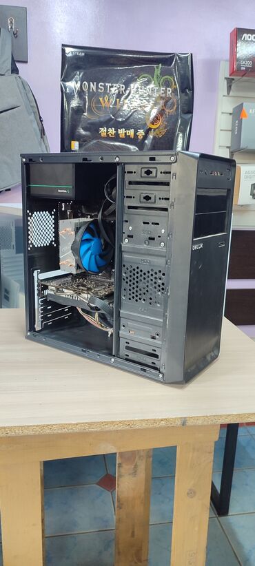 rx 570: Компьютер, ядролор - 6, ОЭТ 8 ГБ, Татаал эмес тапшырмалар үчүн, Колдонулган, AMD Ryzen 5, SSD