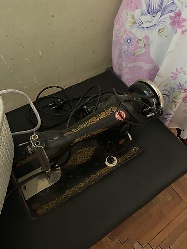 retro gramofon: Tikiş maşını İşlənmiş,Elektromexaniki, 2 saplı Ödənişli çatdırılma — 2