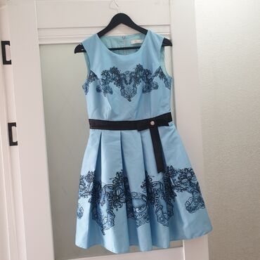голубое платье: OffWhite платье на выпускной или на вечеринку