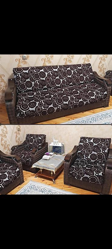 İşlənmiş, Divan, 2 kreslo, Bazalı, Açılan lalafo.az -da İşlənmiş, Divan, 2 kreslo, Bazalı, Açılan