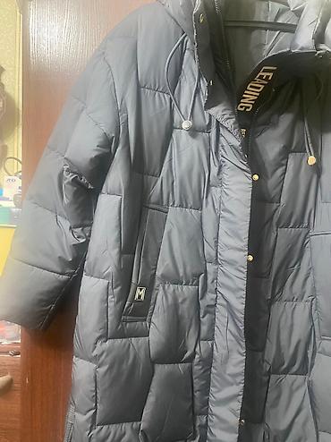 Айымдардын кийими: Пуховик, Узун модель, Кытай, 4XL — 5