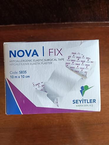 Bintlər, sarğılar: Məhsul: NOVA FIX – hipoalerjenik elastik cərrahi plaster — 2