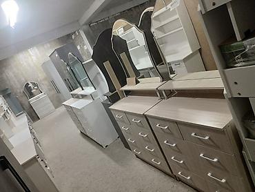 Туалетные столики: Туалетный столик, Новый, С зеркалом, цвет - Белый, ЛДСП — 8