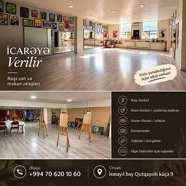 qusar kirayə: İcarəyə verilir: rəqs zalı və çoxfunksiyalı yaradıcılıq məkanı — 3