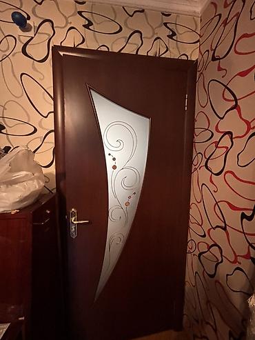 mdf panel: Mebelli otaq qapıları – dekorativ şüşə panelli - Material: ağac — 6