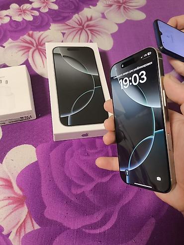 IPhone 16 Pro, Б/у, 256 ГБ, Серебристый, Зарядное устройство, 99 % — 2