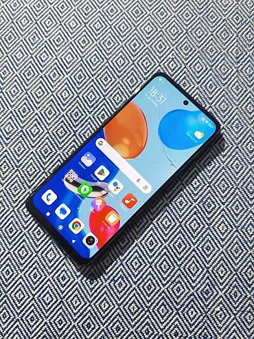 samsung f: Redmi, Redmi Note 11, Б/у, 128 ГБ, цвет - Черный, 2 SIM — 1