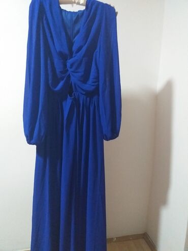 haljina koton: L (EU 40), bоја - Tamnoplava, Večernji, maturski, Dugih rukava