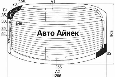 d 110: Стекло Заднее Kia, 2020 г., Новый — 1