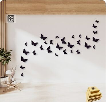 Digər ev dekoru: Əlamətdar günlərinizə gözəlliklər qatın. Kəpənəklər dekoru - qapı — 4