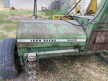 фреза для мотоблока: Кормоуборочный прицепной измельчитель John Deere 3400 - Тип — 5