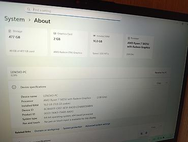 Ноутбуки и аксессуары: Lenovo IdeaPad 3 15ABA7 — 10