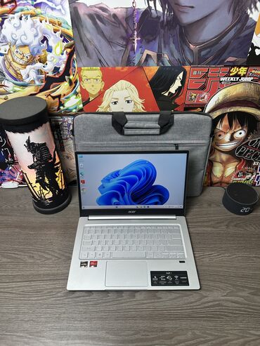 acer swift: Ноутбук, Acer, 16 ГБ ОЗУ, AMD Ryzen 5, 14.3 ", Б/у, Для несложных задач, память SSD