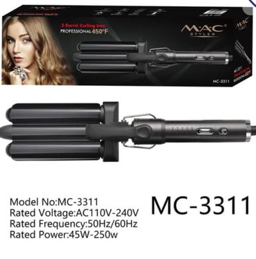 плойка луни: Утюжок для волос три волны MAC Styler MC-3311 #утюжокдляволос