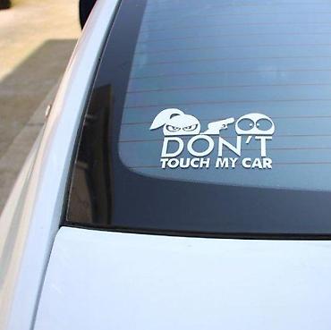 tomas motor: Don't touch my car - nalepnica - 403 📌 opis: samolepljive nalepnice — 1
