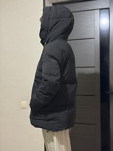 nike tech flece: Зимняя куртка-пуховик GIUNPDON - Цвет: черный, матовый - Размер на — 3