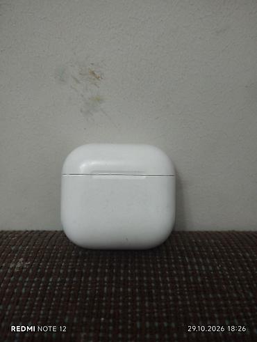 airpods 5: Беспроводные наушники-вкладыши, Apple, AirPods 4, Б/у — 2