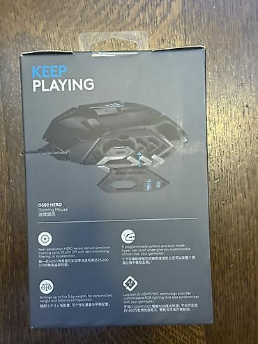 logitech dfgt: Logitech G502 HERO oyun siçanı Xüsusiyyətlər: - HERO nəsil sensor — 2