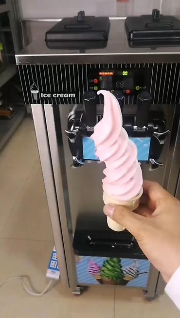 Dondurma aparatları: Dondurma aparatı Ice cream machine Model ZB BQL288 3 Rəngli Ayaqlı — 14