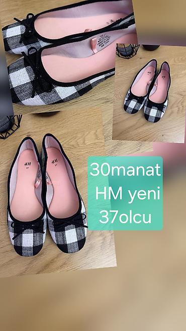 baletkalar: H&M baletkaları – 37 ölçü Qiymət: 30 manat (şəkildə göstərilib) — 2