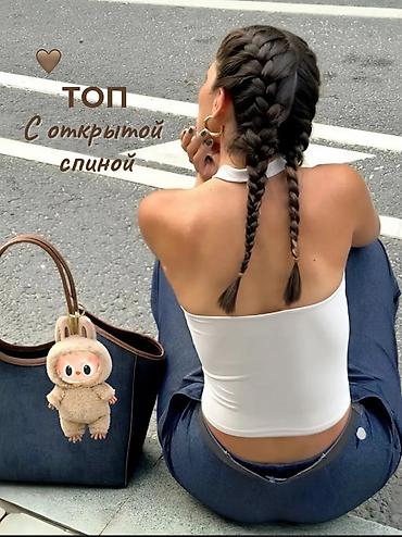 Айымдардын кийими: Топ, Ийини ачык, Жаңы, M — 3