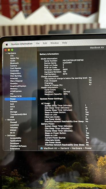 Ноутбуки Apple (MacBook): Для учебы, Б/у, Apple M2, ОЗУ, RAM: 8 ГБ — 11