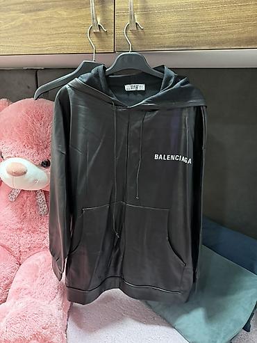 idman qacis: Svitşot, Balenciaga, M, rəng - Qara — 1