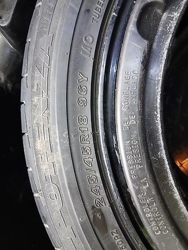 nissan note disk: - Ölçü: 245/45 R18 - Yük/sürət indeksi: 96Y - Klapan və balans — 1