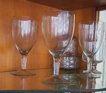 Qrafinlər və səhənglər: Rəng - Yaşıl, Şüşə, SSRİ — 10