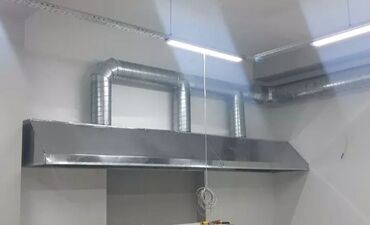 Аппараты для льда: Paslanmayan poladdan sənaye tipli mətbəx aspirasiya sistemi və hava