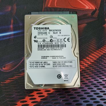 жесткий диск 320gb: Накопитель, Toshiba, HDD, 2.5", Для ноутбука