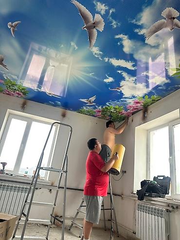 Натяжной потолок: Натяжной потолок Глянцевое Бесплатная консультация at lalafo.kg — 28 Натяжной потолок: Натяжной потолок Глянцевое Бесплатная консультация — 28