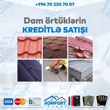 inəyin öd daşı: Profnastil, Dam üçün, Pulsuz çatdırılma, Ödənişli quraşdırma, Zəmanətli, Kredit var at lalafo.az inəyin öd daşı: Profnastil, Dam üçün, Pulsuz çatdırılma, Ödənişli quraşdırma, Zəmanətli, Kredit var
