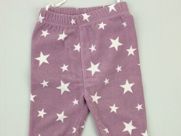 legginsy skórzane z zamkami: Legginsy, 0-3 m, stan - Bardzo dobry