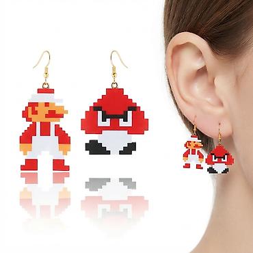 Серьги сөйкөлөр У в стиле ретро - гейминга ✨🎮 Яркие и необычные