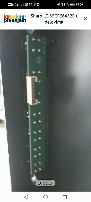 Aksesoari za TV i video: Sharp LC-55CFE6452E – delovi Dostupni originalni delovi sa modela na lalafo.rs — 11 Aksesoari za TV i video: Sharp LC-55CFE6452E – delovi Dostupni originalni delovi sa modela — 11