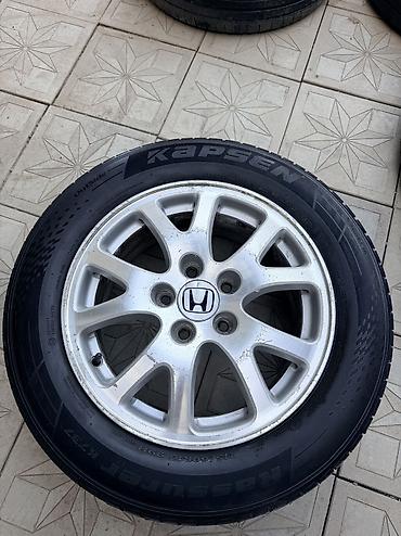 r17 honda: Колеса в сборе 215 / 60 / R 16, Лето, Б/у, Комплект, Легковые, Литые, отверстий - 5 — 2