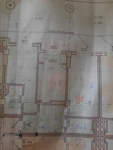 планировочный: Студия, 73 м², Пишпек Элитка, 12 этаж, ПСО (под самоотделку) — 3