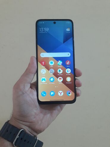 Poco M6, 256 ГБ, цвет - Черный, Отпечаток пальца