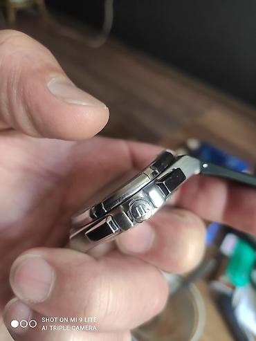 gumuş 925: Maurice Lacroix Chronograph markalı, gümüş rəngli, paslanmayan — 3