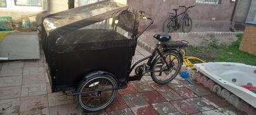 Велосипеды: Продаю электро велосипед 3 колёсный грузо подьемность 100 кг привезён