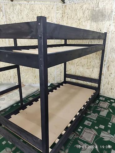 Спальные гарнитуры: Двухъярусная кровать + двухдверный шкаф для хранения Комплект мебели — 10