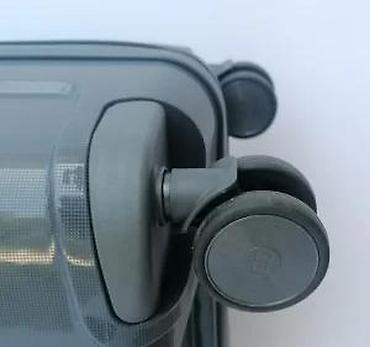 Putni koferi i torbe: Tvrdi kofer na točkiće – tamnosiva boja - Materijal: čvrsta ABS/PC — 13