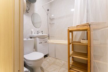 Посуточная аренда квартир: 1 комната, Банные принадлежности, Бытовая техника, Душевая кабина — 13