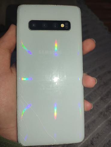 xiomi note 10s: Samsung Galaxy S10, 128 GB, rəng - Ağ, Qırıq — 1