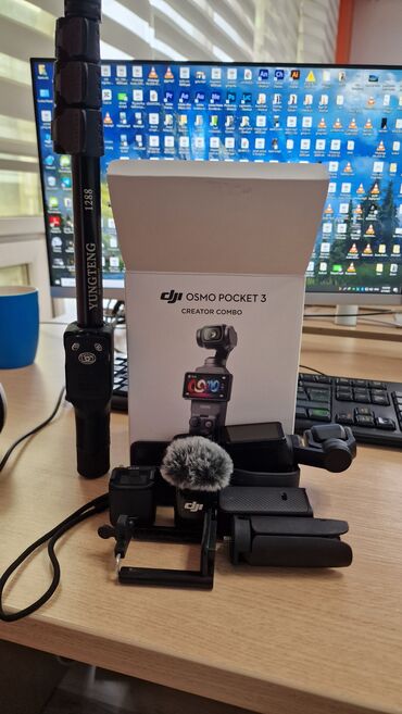 Videokameralar: DJI OSMO POCKET CREATOR COMBO 3 Qiymət: 950 manat. (Son qiymətdi)