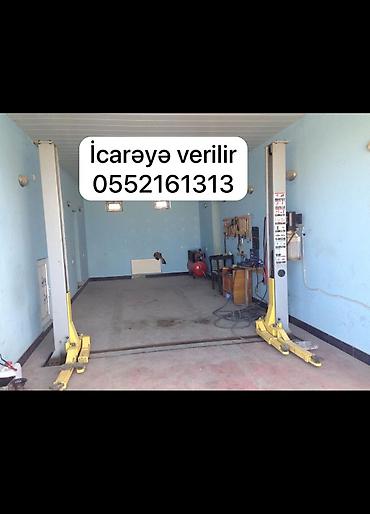icare obyek: İcarəyə verilən avtomobil servis-boksu - İki postlu hidravlik liftlə — 2