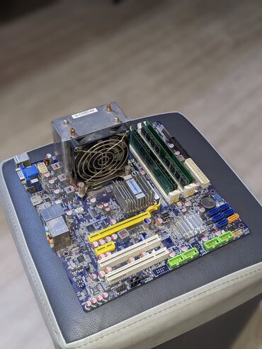 4 ядерный процессор 775 сокет: Компьютер, ядер - 4, ОЗУ 4 ГБ, Для несложных задач, Б/у, Intel Xeon, Без накопителя